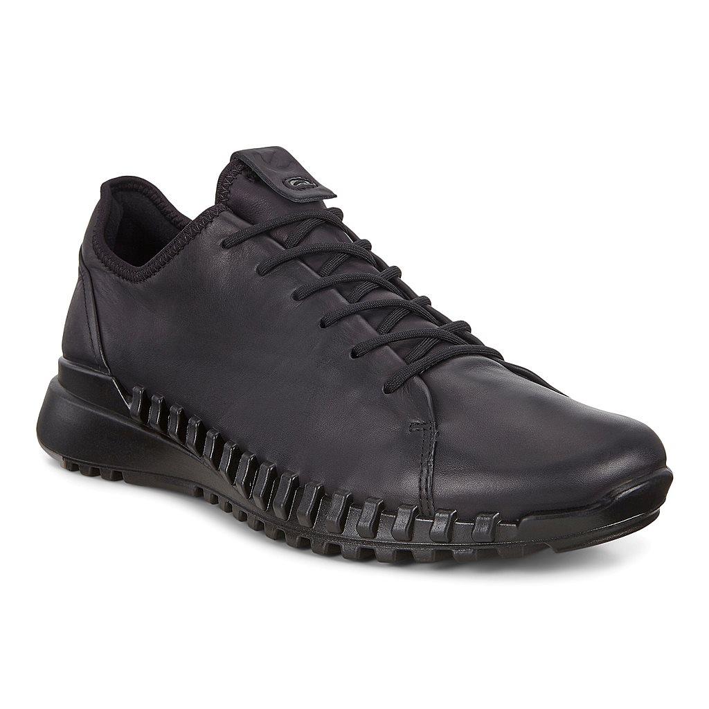 Baskets Ecco Zipflex Homme Noir 4825-OSFHM